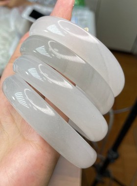 极速天然 阿富汗玉手镯女款玉石手镯 H冰冻的感觉上手好看 超值