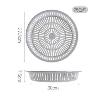 极速Nordic style double-layer vegetEable washing basket plas