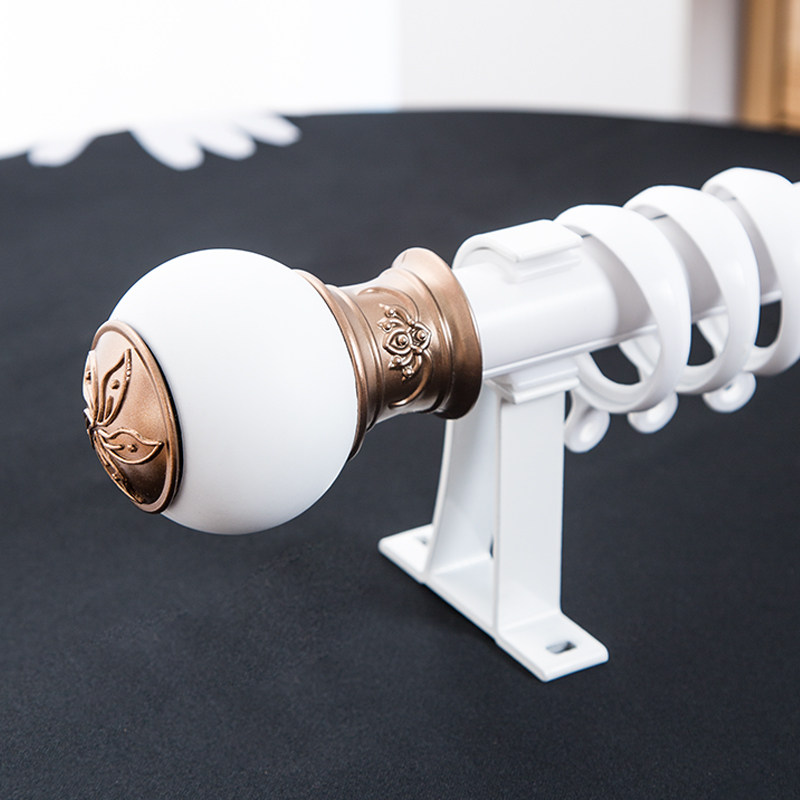 极速铝合金窗帘轨道静音窗帘杆子罗马杆单轨道滑轨滑Y轮顶装侧装