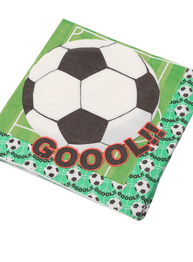极速Football theme Party Tawbleware Plates Napkins flag Birt