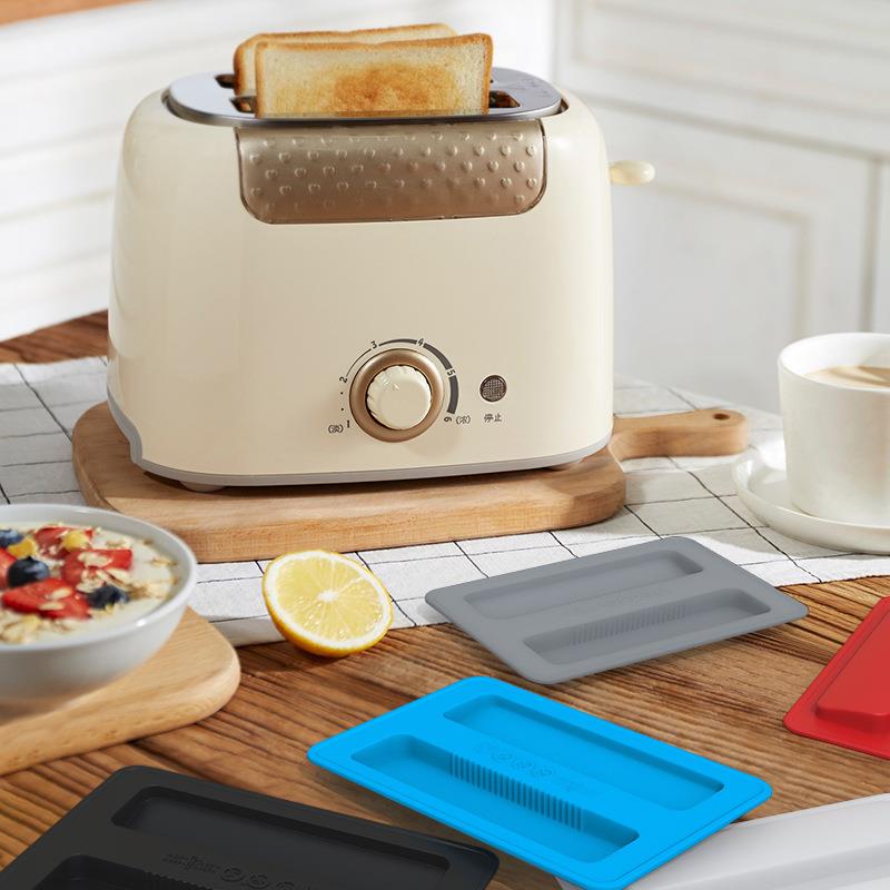 Toaster cover 跨境新品烤面包机硅胶防尘盖吐司机硅胶顶盖