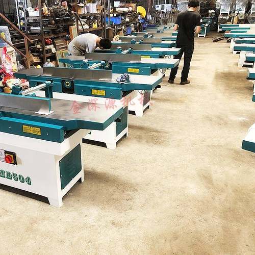 木方木材斜口直口平刨机MB400宽重型斜口平面刨床刨木机台刨