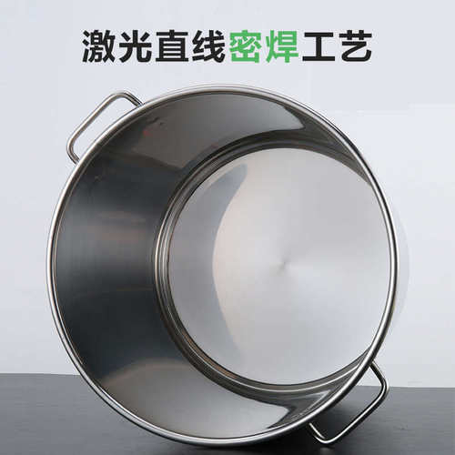 煮培养基专用桶锅 全不锈钢桶锅 圆桶 加厚不锈钢3.5L/5L/10L