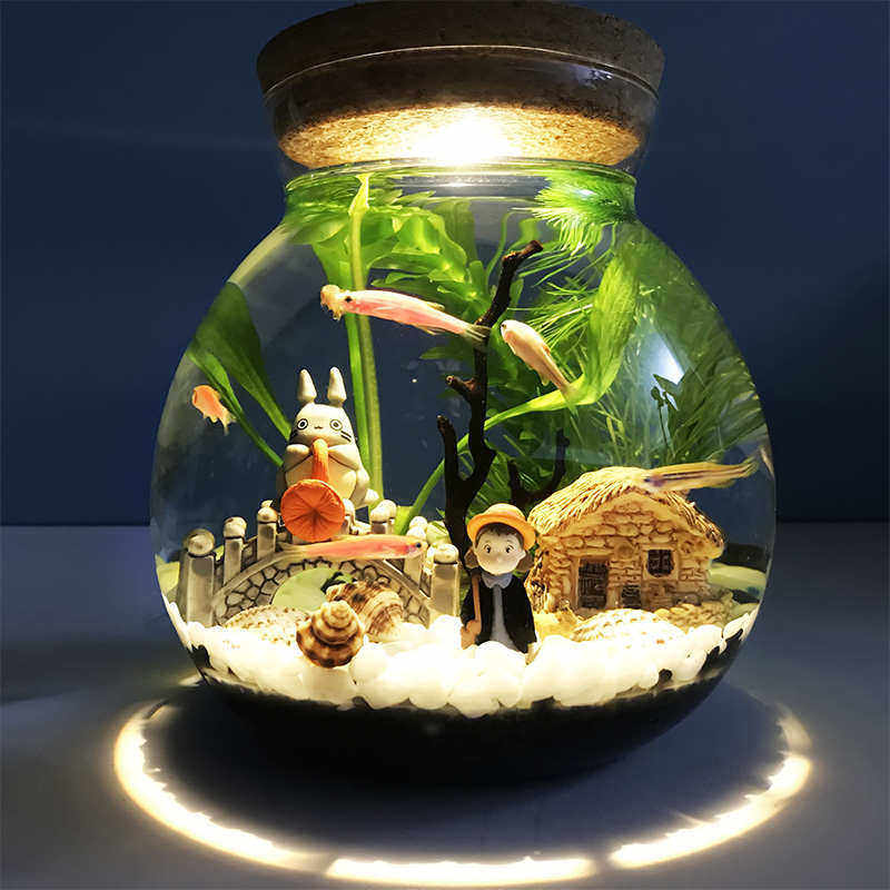 生态瓶微景观水族箱造景斗鱼缸创意缸办公桌面书桌客厅观赏玻璃缸,宠物/宠物食品及用品,生态瓶/创意缸/微景缸,淘宝优惠券,粉丝福利购,淘宝优惠卷