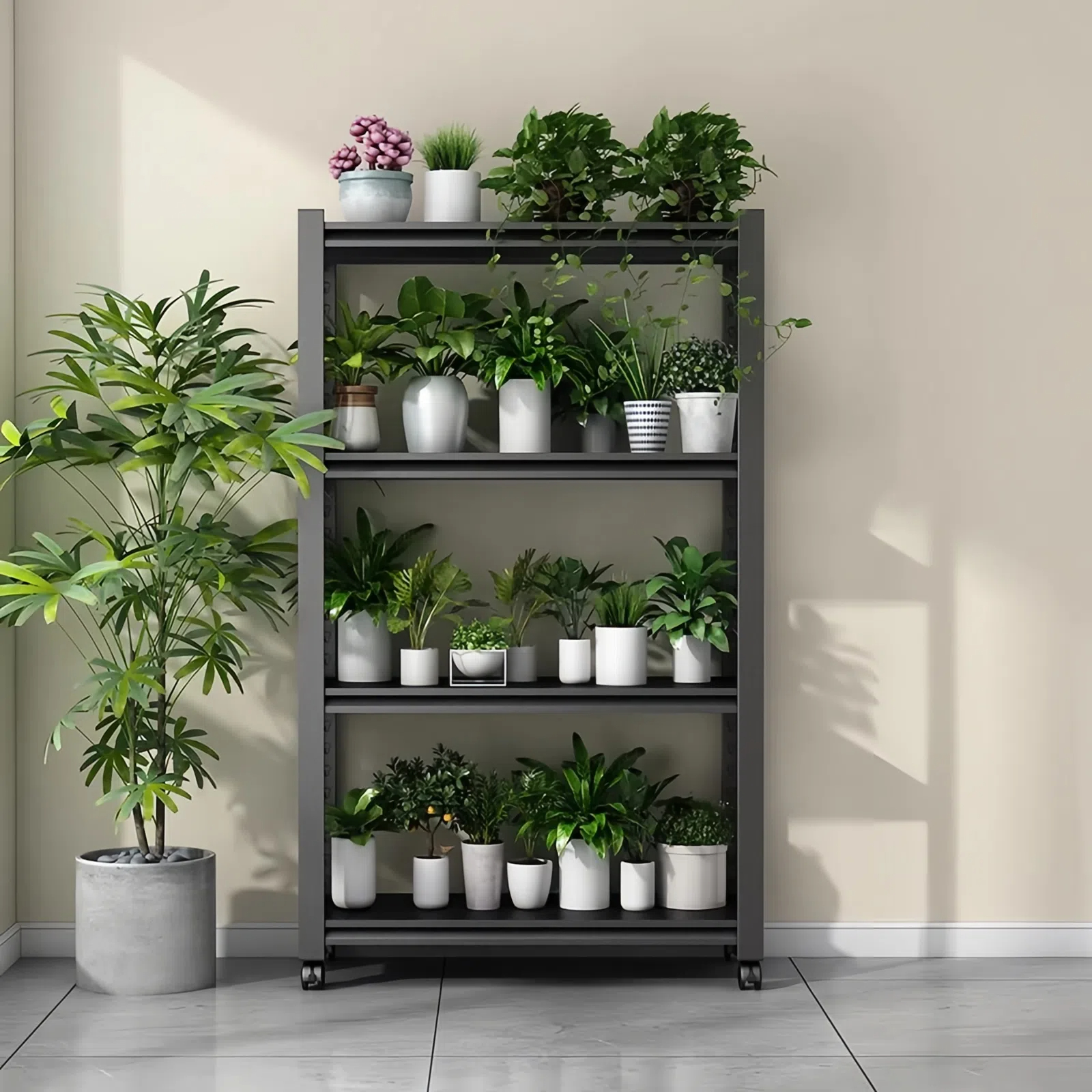 【包上门加粗加厚】多层花架落地