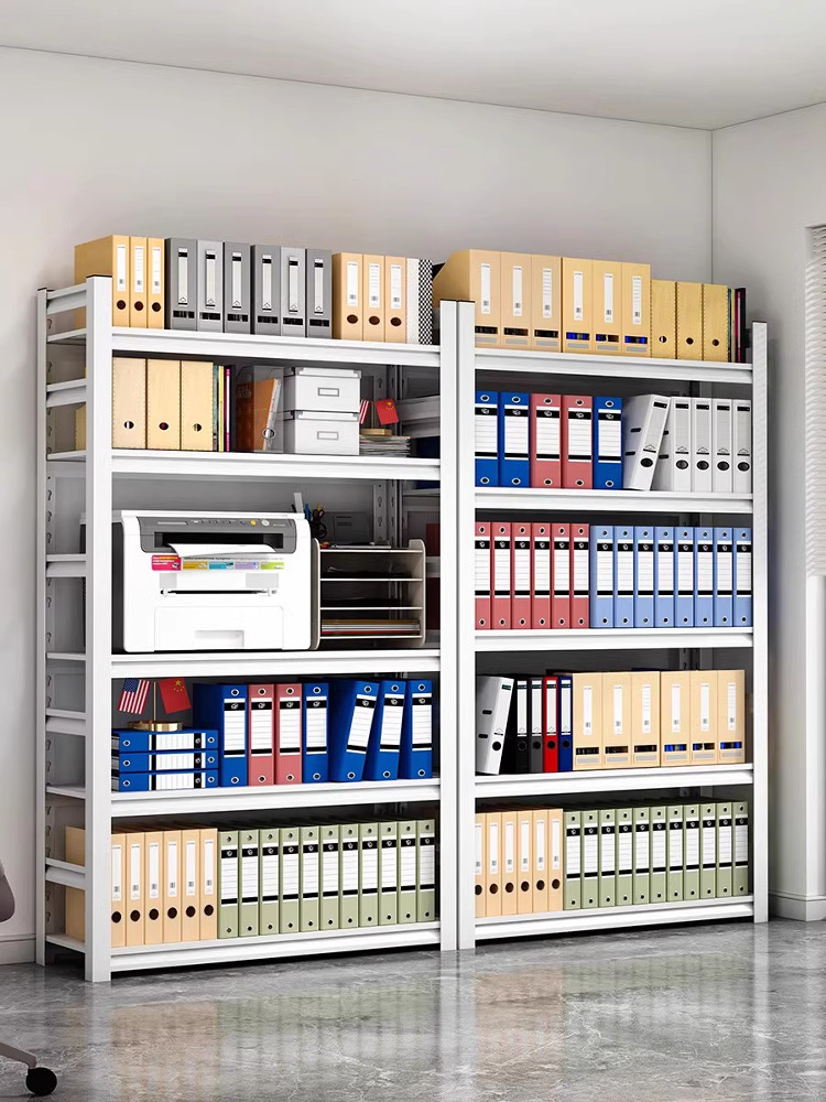 办公室文件柜资料架凭证档案收纳架落地多层财务会计储物架置物架