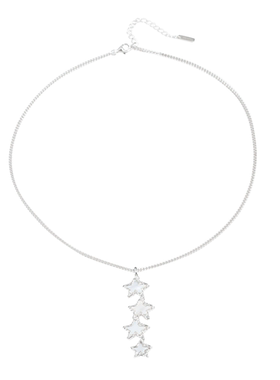 欧泊星星球肌理纹纯银