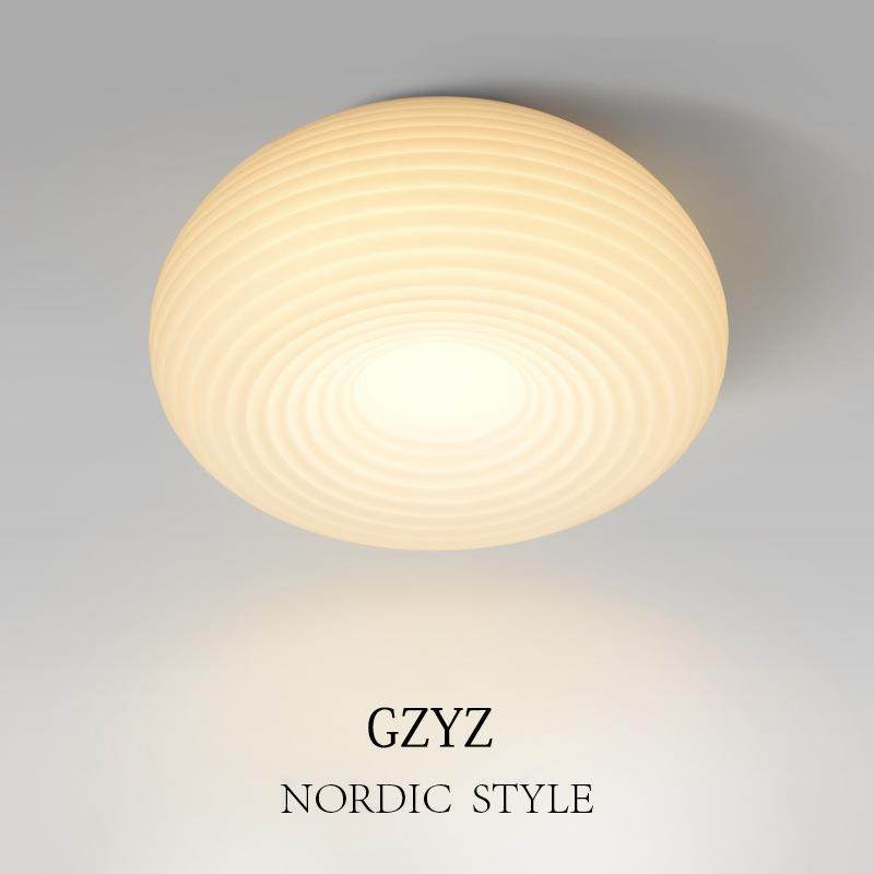 极简温馨卧室灯吸顶灯简约现代大气灯具客厅灯创意圆形书房主卧灯