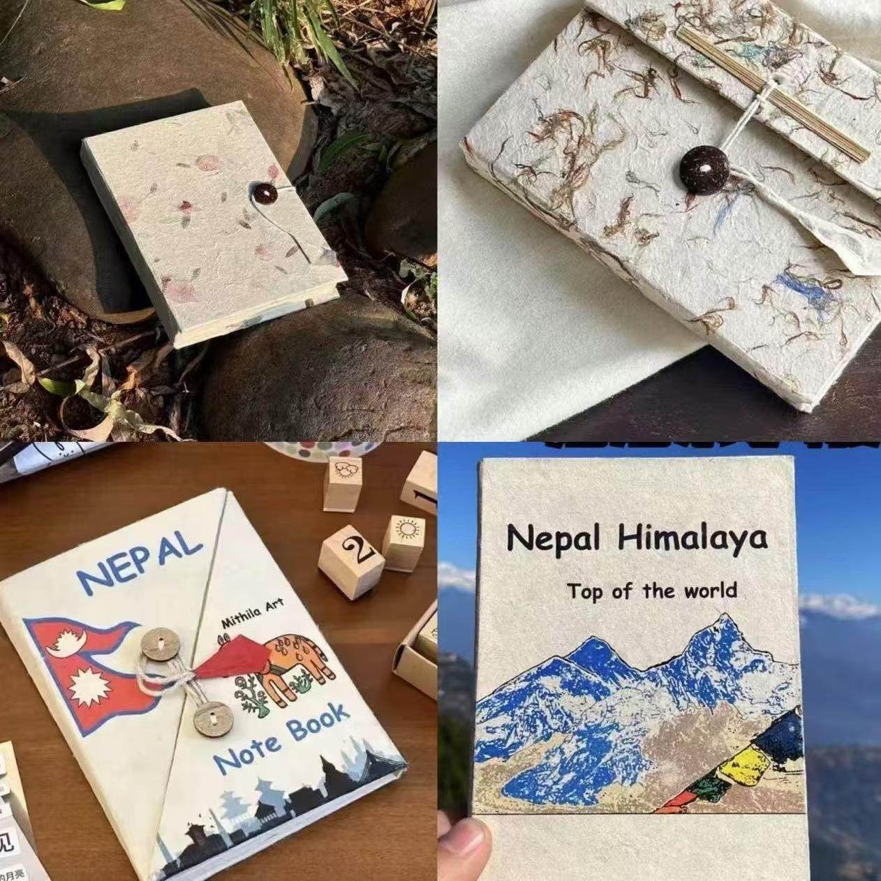 现货纯进口手工笔记本30张拼贴诗a7小众手账本记事本尼泊尔本,文具电教/文化用品/商务用品,手帐/日程本/计划本,淘宝优惠券,粉丝福利购,淘宝优惠卷