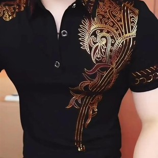 网 FZ轻奢s服饰轻奢25夏季 Polo衫 高品质男士 百搭翻领潮流商务修身