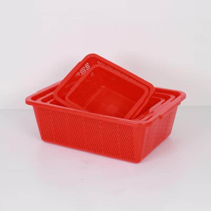 加厚配货筐冰箱沥水篮商用蔬菜水果收纳塑料筐长方形大号厨房洗菜,餐饮具,洗菜盆/沥水篮/漏水筛,淘宝优惠券,粉丝福利购,淘宝优惠卷