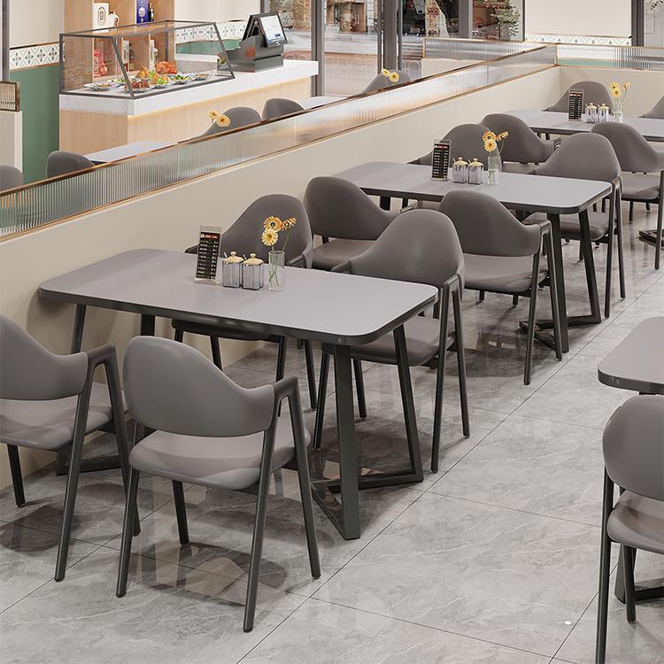 餐饮快餐商用桌椅长方形家用餐桌早餐麻辣烫面馆食堂饭店吃饭桌子