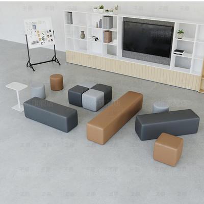 北欧客厅沙发凳换鞋凳简约靠墙长凳长条组合方凳脚踏商场休息区
