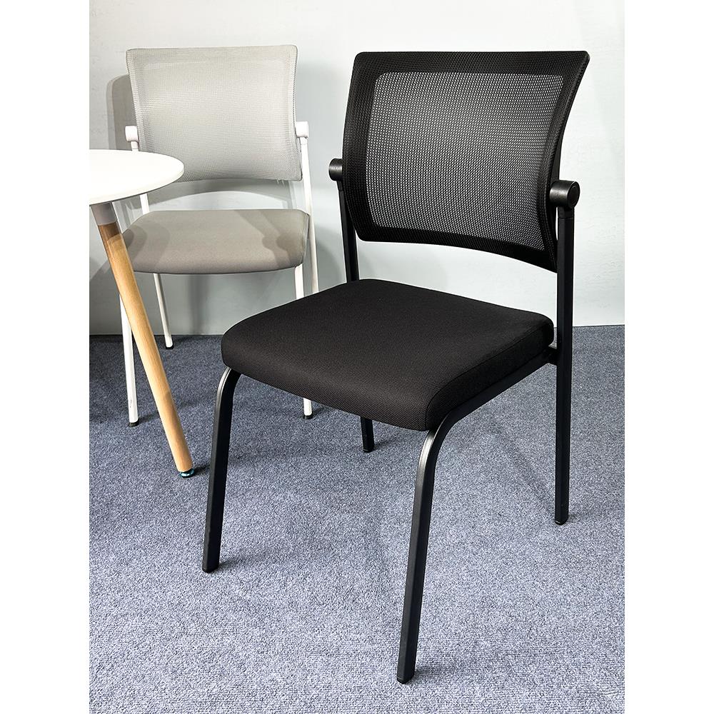 办公靠背椅透气网眼休闲椅员工商务洽谈培训会议椅学生电脑椅