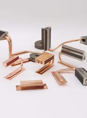 M.2固态硬盘散热器导热管nvme硬盘2280 22110 m2全铜热管散热片