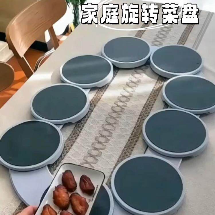 餐桌旋转圆盘底座餐桌防烫垫桌面隔热耐高温可折叠家用待客旋转
