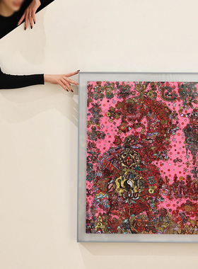 寓意好蛇年大吉2025新年装饰画客厅新款餐厅入户蛇年版画玄关挂画