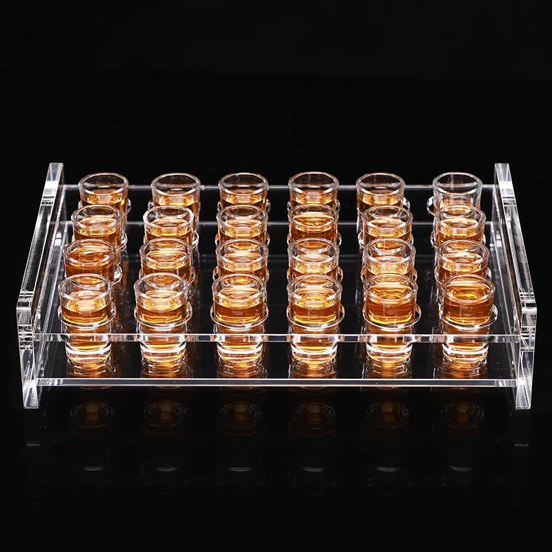 10ml无铅玻璃白酒杯 shot子弹杯酒吧ktv洋酒杯一口吞杯烈酒杯套装