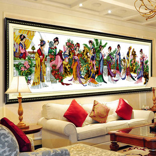 映美12金钗金陵十二钗2026精准印花十字绣红楼梦十二金钗古典美女