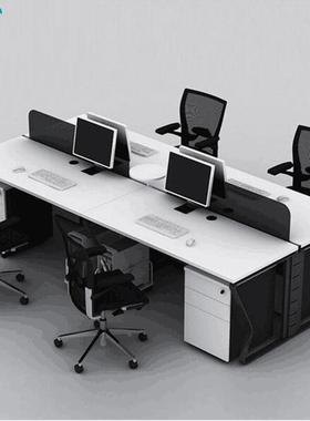 办公具职员办公BWY-1001桌椅组合卡员家工位简约现代24/6人位屏/