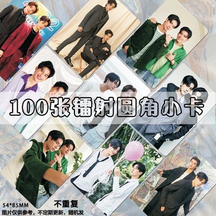 pondphuwin镭射小卡小面包陈普明周边同款明信片拍立得爆米花卡膜