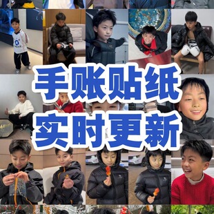 孙少应援防水粘贴爱豆百搭可爱便宜小众周边贴纸定制照片自粘