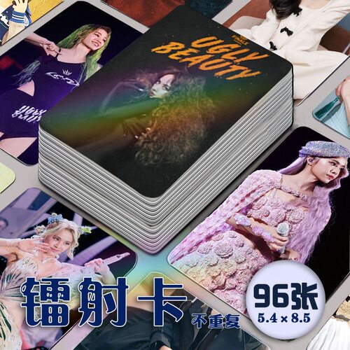 蔡依林镭射小卡96张全套巡回演唱会周边专辑签名lomo卡拍立得纪念