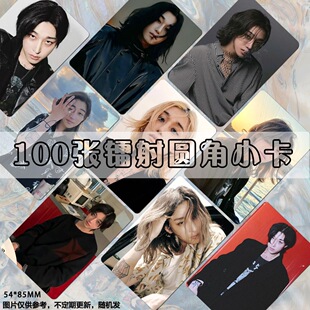 loren李圣俊小卡自印镭射回归同款周边lomo卡片卡膜明信片set明星