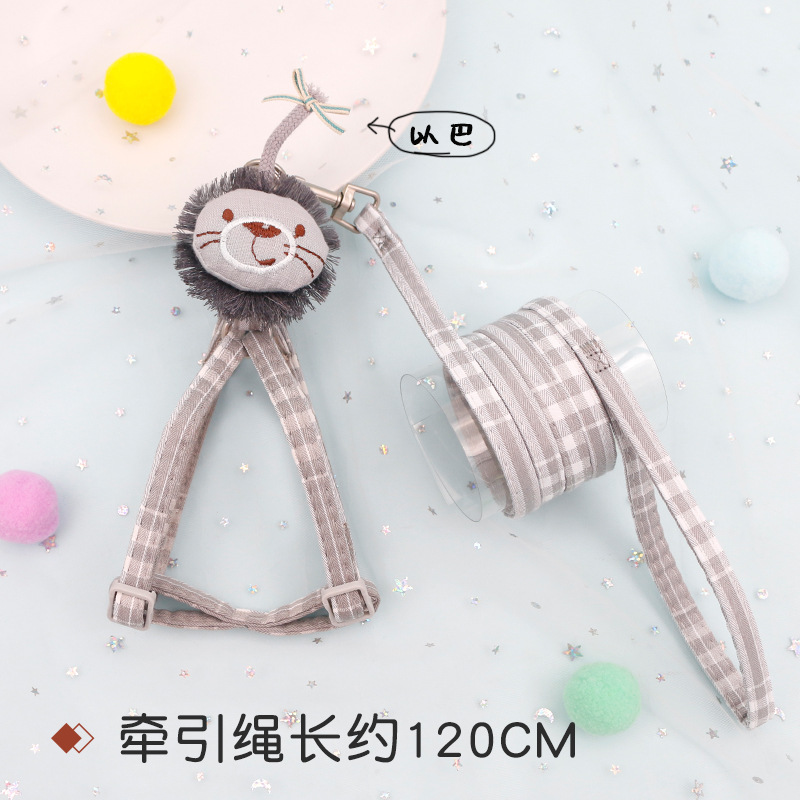 可物象布偶狗狗牵引绳防挣脱可