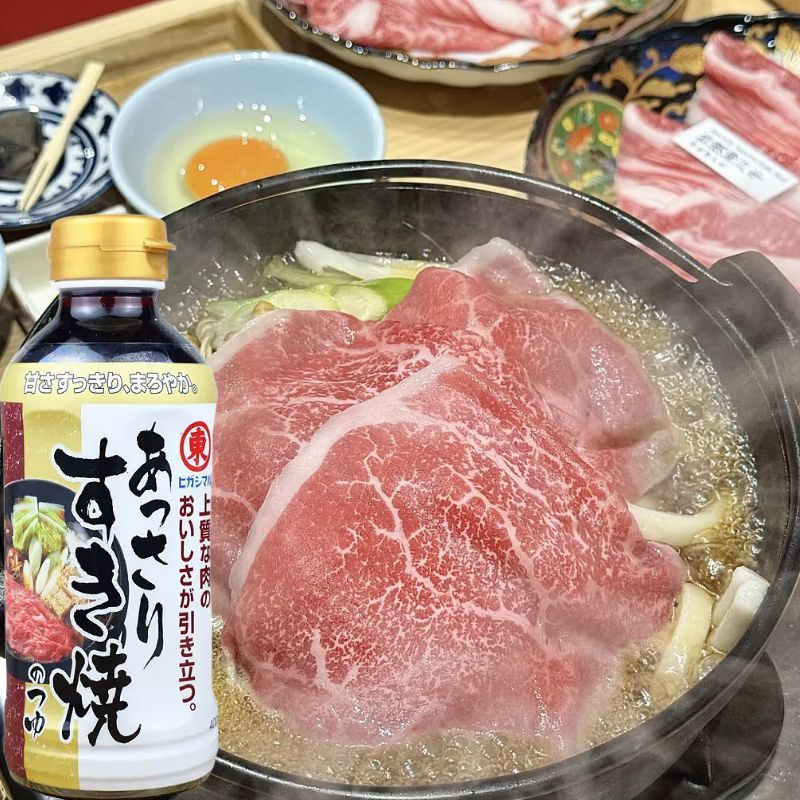日本本土款寿喜锅调料 东丸寿喜烧酱油400ml调味汁火锅底料牛肉饭