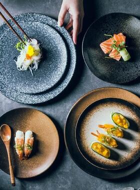 japanese ceramic plates dish tray disc tableware set潮流新款