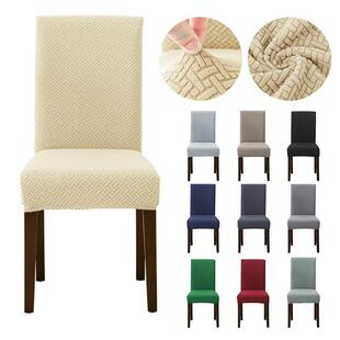 Spandex Chair Cover Stretch椅套 Elastic Home Jacquard Dining