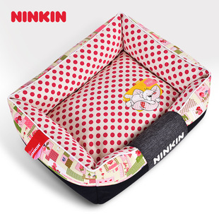 狗 Ninkin棉质狗窝全可拆洗狗床B大型犬狗垫子金毛泰迪雪纳瑞四季