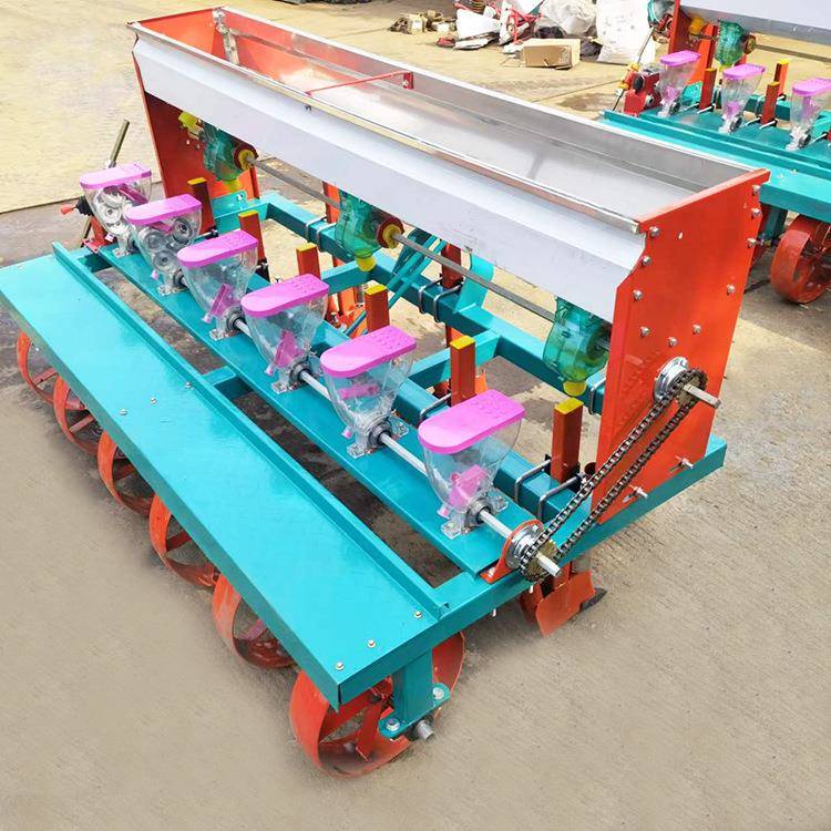 小颗粒药材蔬菜播种机四轮车带谷子娃娃菜油菜籽高粱精播机免间苗