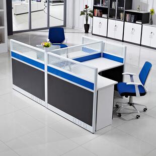 办公桌多人组合屏风办公桌职员桌员工桌四人办公桌双人工作位卡座