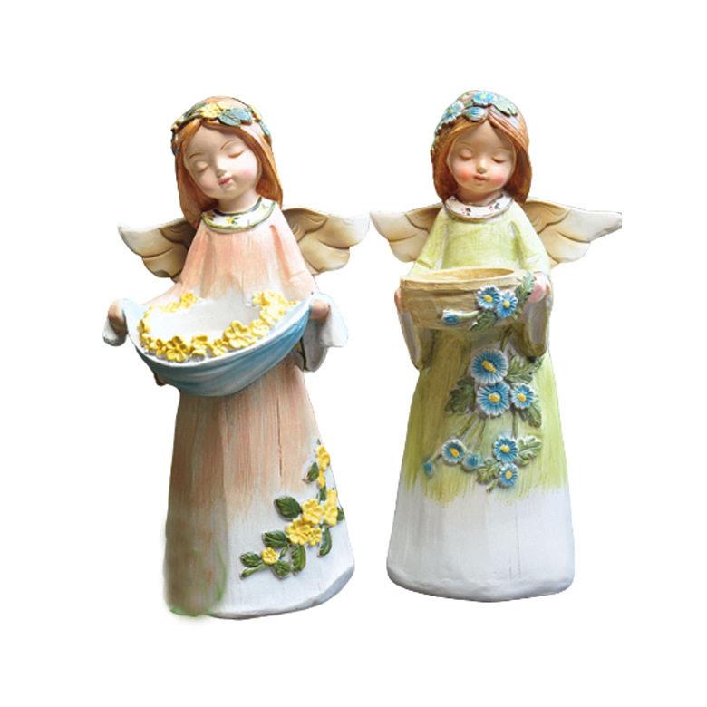 厂家来图定制树脂花仙子工艺品北装饰摆件