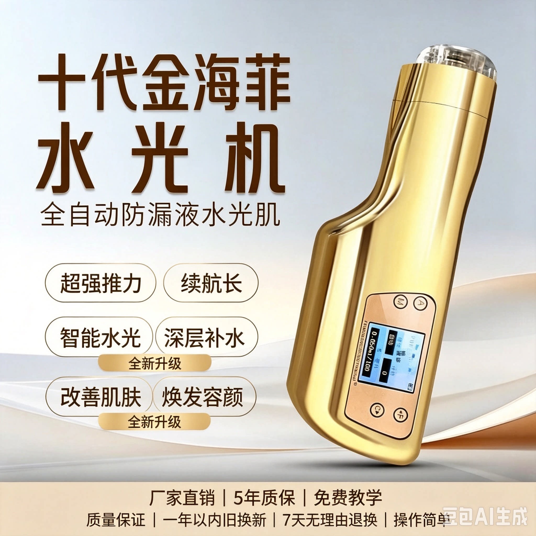 海菲10代全自动负压水光机
