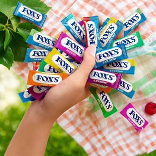 S霍士水晶糖水果糖果汁糖网红硬糖儿童零食印尼喜糖 FOX 正品