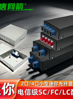 小2口光纤终端盒监控杆路灯杆