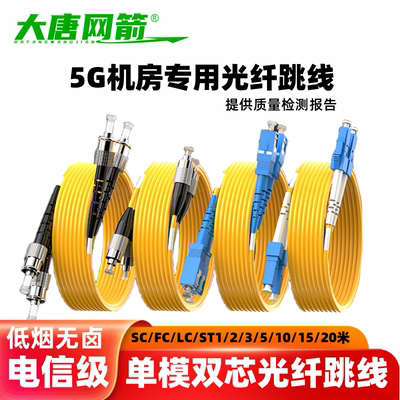 光纤跳线单模双芯SC-LC/UPC-FC