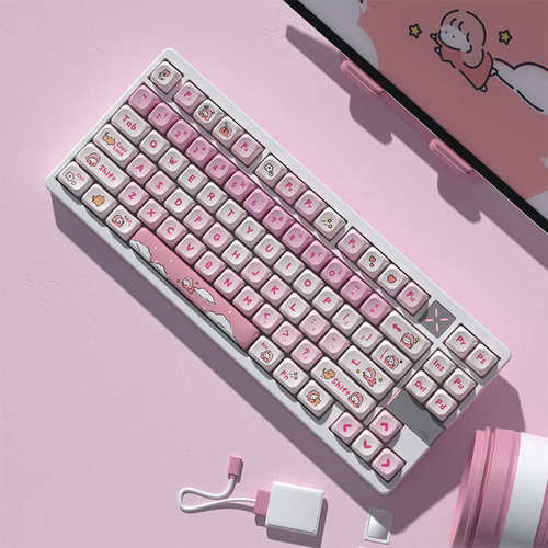 密探懒懒MOT可爱键帽PBT材质热升华工艺球帽75/98/s99 X80 X100