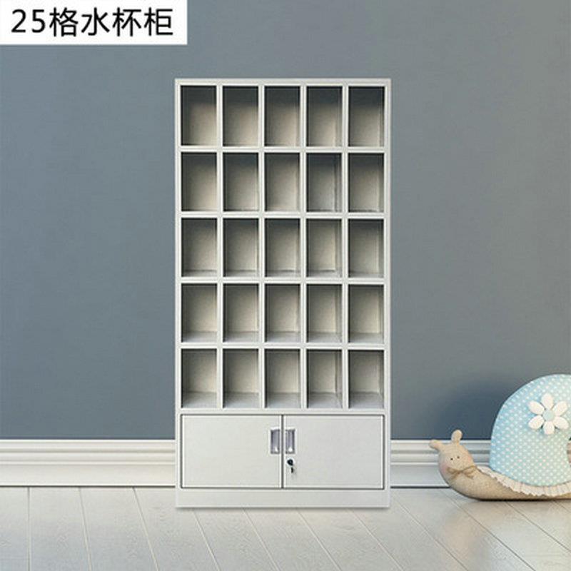 员工水杯柜车间工厂茶水柜学校水杯柜休息室茶水柜45格放置水杯架