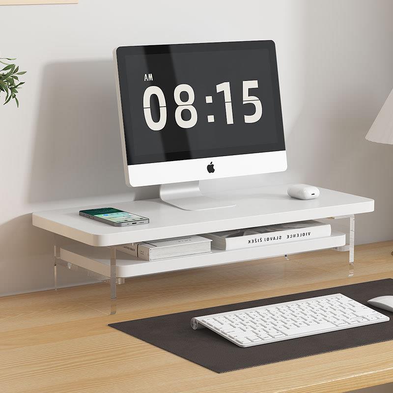 双层悬浮感桌面台式电脑显示器增高架屏幕支撑架笔记本电脑垫高架