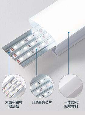 一体化三防灯户外防水灯防潮防尘冷库led长条灯车间工作台净化灯