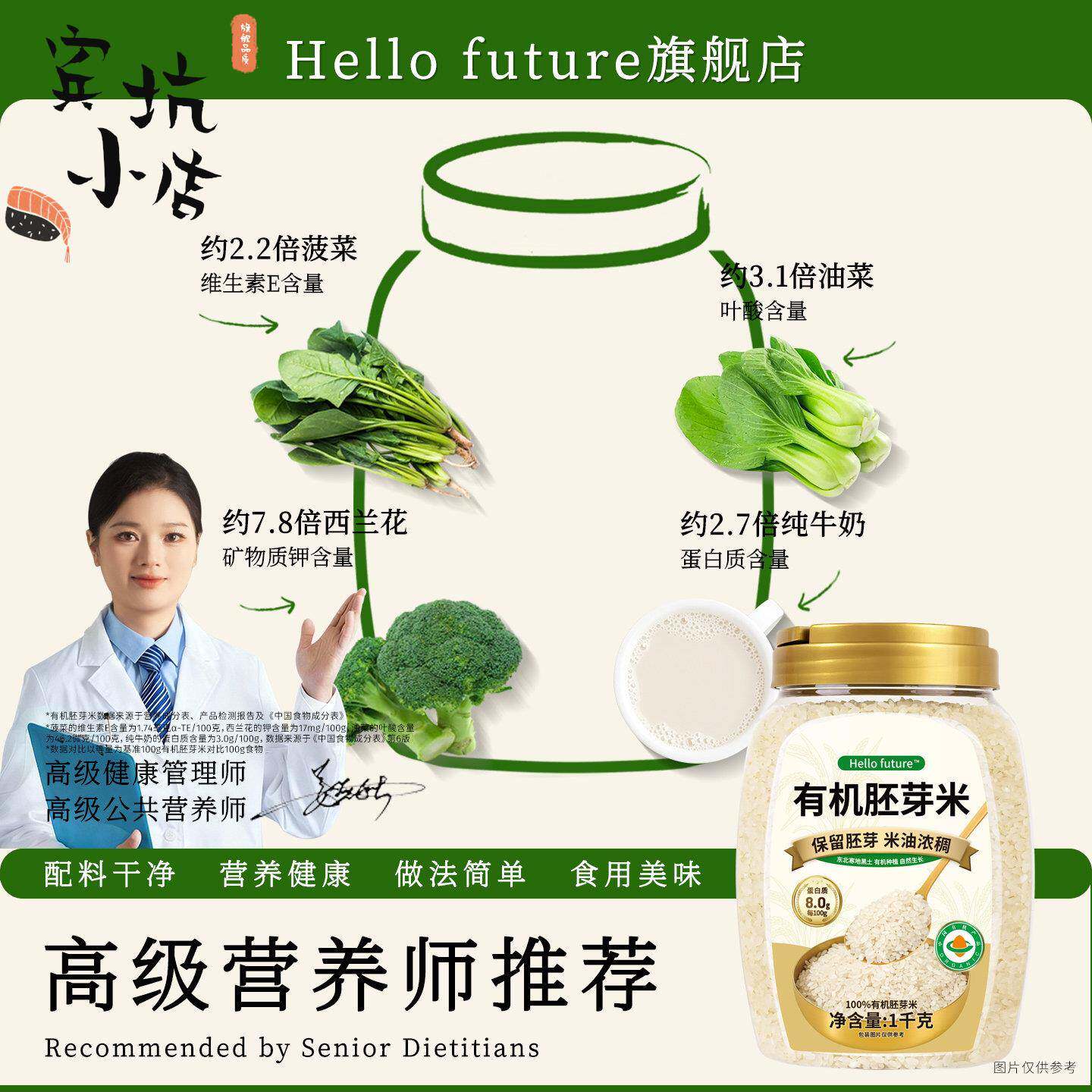 2025年东北有机胚芽米新大米宝宝专用糙米送婴幼儿婴儿一岁辅食谱