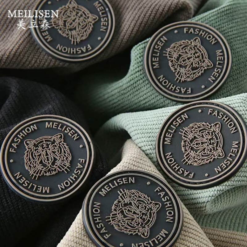 早秋23新款竖纹虎头标国潮情侣圆领百搭长袖男士情侣套头卫衣2360