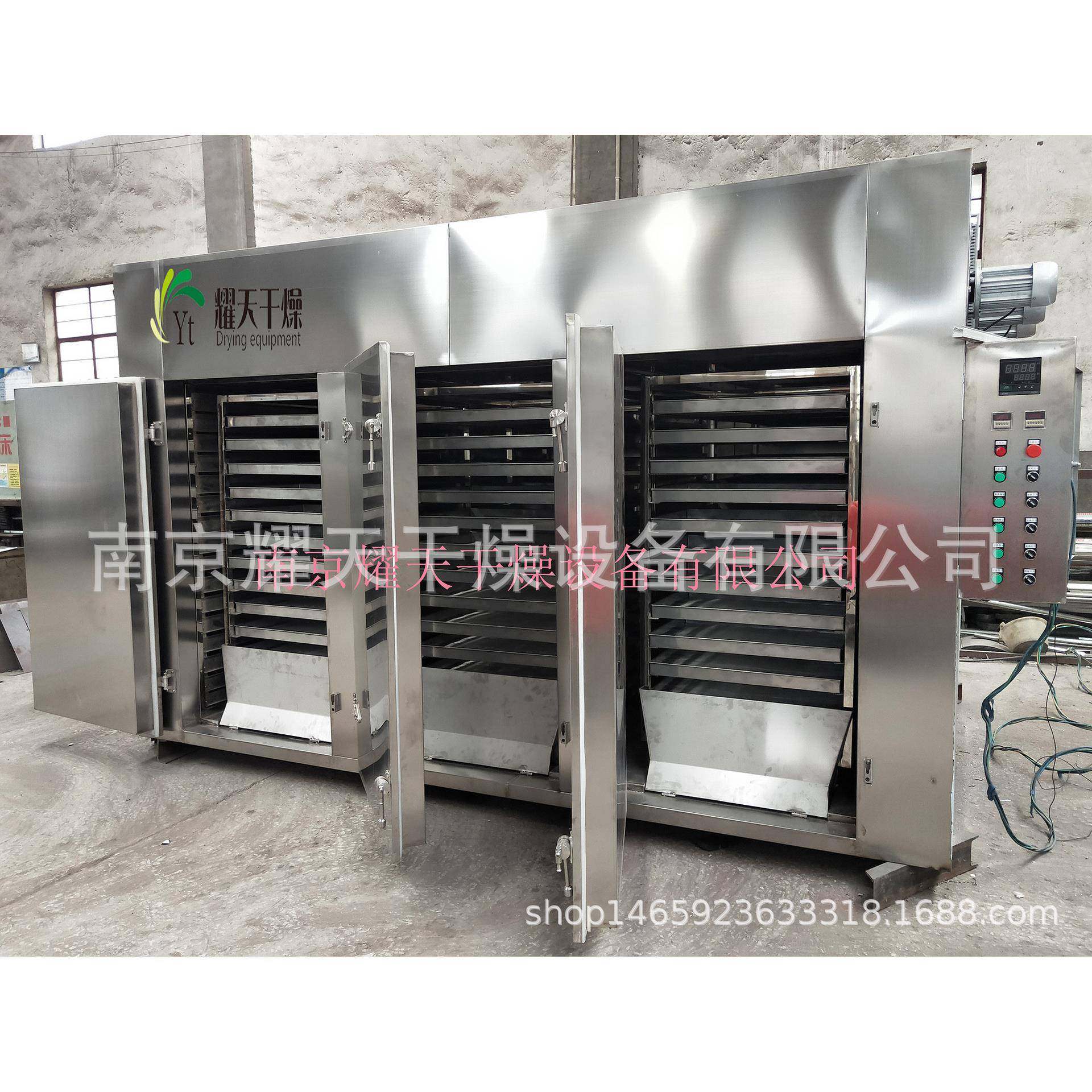 厂家专业生产三门六车热风循环烘箱CT-C-Ⅲ电加热烘箱茶叶烘箱