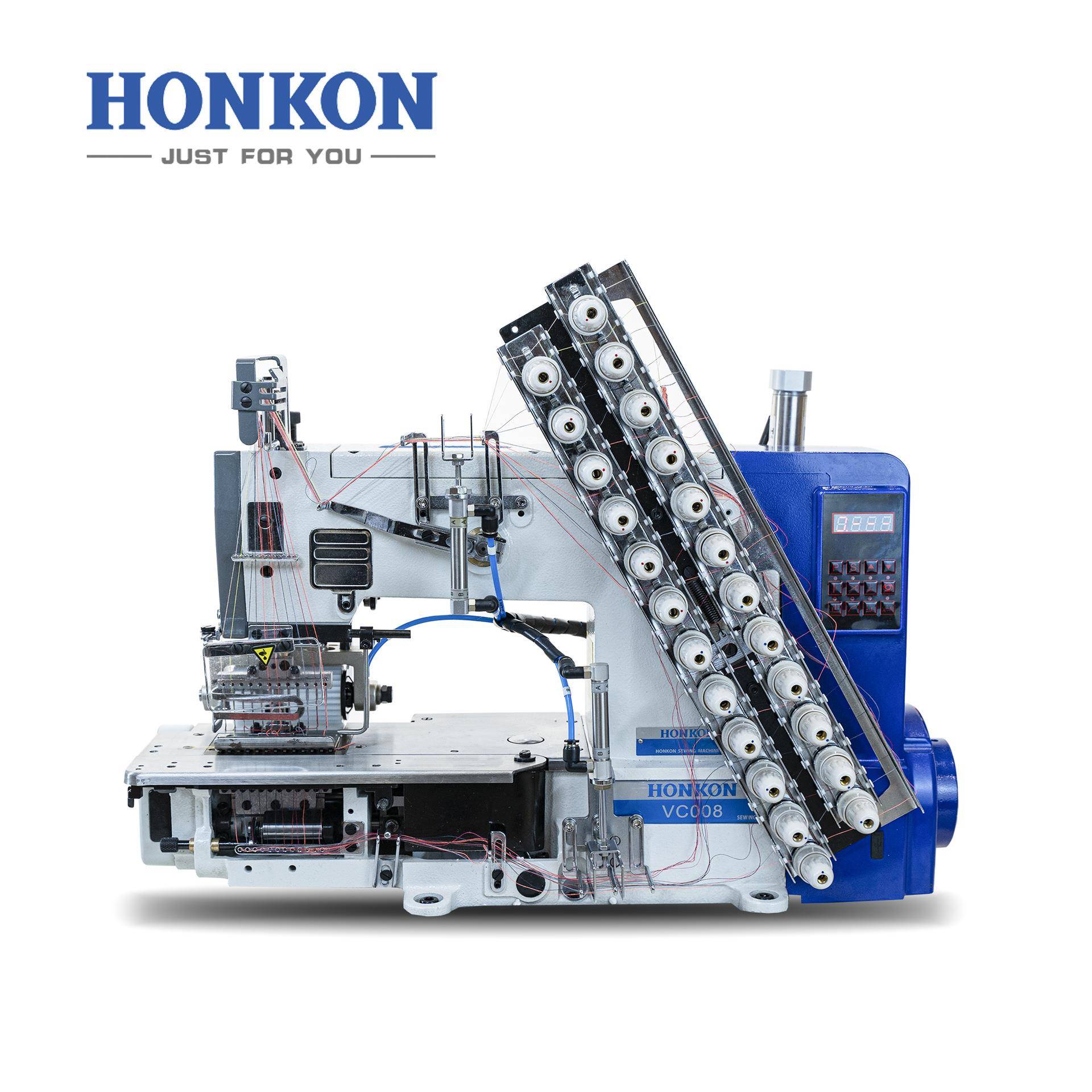 VC008多针机一体全自动气动抬压脚13针万能针位多针机厂家直销