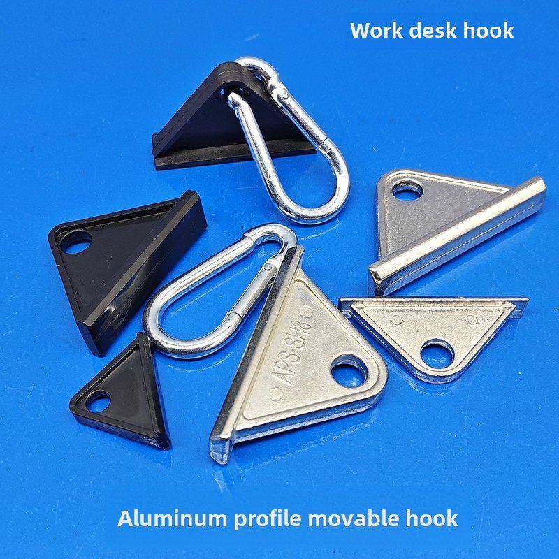 铝型材活动挂钩 铝合金工作台移动挂钩三角滑块 尼龙吊钩铝材配件,五金/工具,组合件和连接副,淘宝优惠券,粉丝福利购,淘宝优惠卷