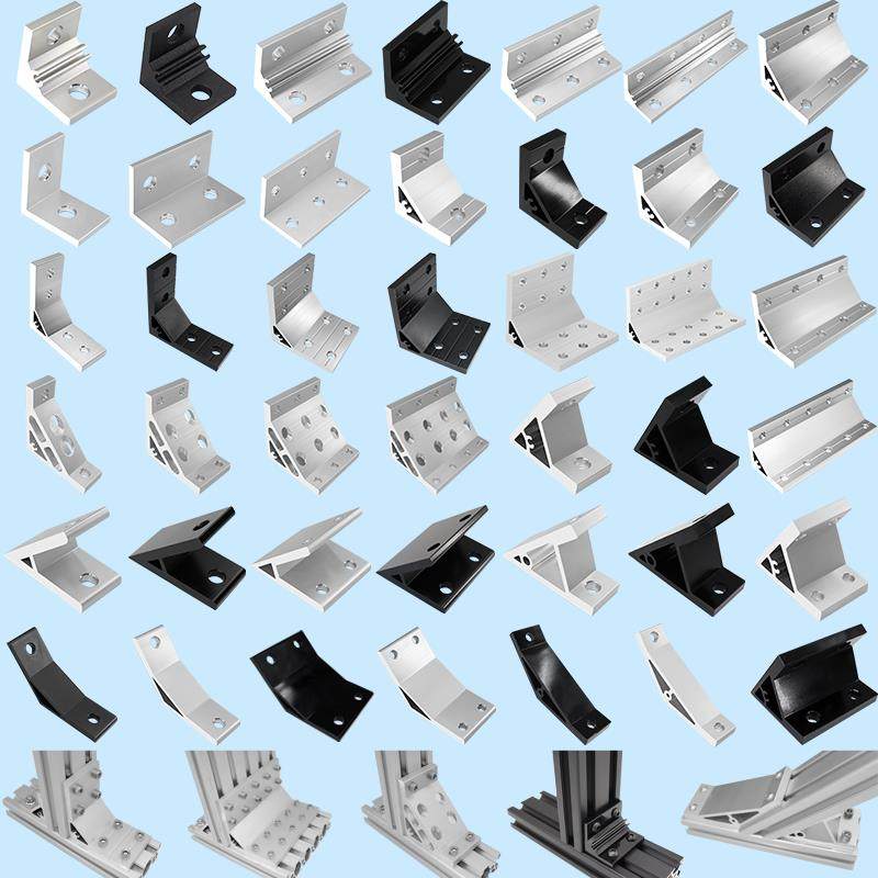 铝挤型材料角码 加厚型45度挤压角座斜角固定连接件流水线铝挤型,金属材料及制品,铝材/铝型材/铝合金,淘宝优惠券,粉丝福利购,淘宝优惠卷